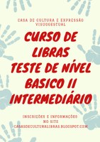 Inscrições abertas para o CCEV - Libras