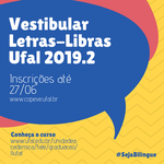 Vestibular Letras-Libras - 2019.2