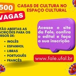 Cursos de idiomas das Casas de Cultura no Espaço Cultural