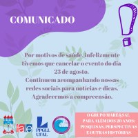 EVENTO CANCELADO --------- Mare&sal para além dos 20 anos: pesquisas, perspectivas e outras histórias