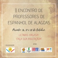 II Encontro de professores de espanhol do estado de Alagoas