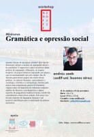 Minicurso Gramática e Opressão Social