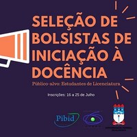 PIBID - Seleção de Bolsistas