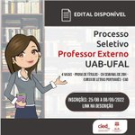 Processo seletivo para professor externo UAB-UFAL - curso de Letras Português