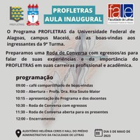 Aula Inaugural - PROFLETRAS (2023)